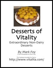 Cover Page for Cookbook [Desserts Of Vitality]